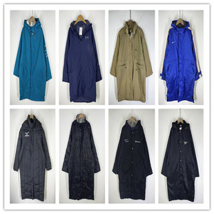 复古着vintage日韩精选校园风甜美系字母LOGO中长款 风衣外套F1861