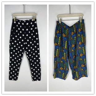 复古着vintage日韩精选民族风甜美森系波点印花卉夏季 半身裙S2865