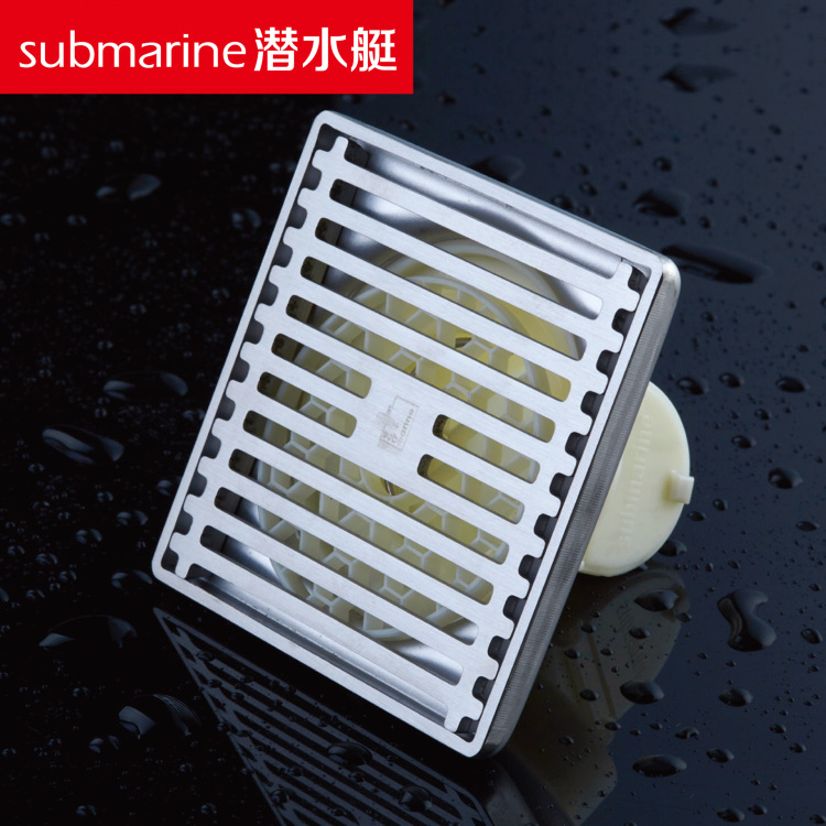 潜水艇地漏 GK50-10淋浴房地漏不锈钢地漏卫生间大排量地漏防臭