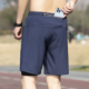 运动五分夏季 可放手机带内衬马拉松专用速干四分跑步短裤 男款 冰丝