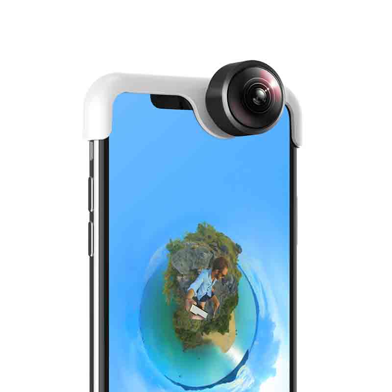 PanoClip全景手机镜头360度苹果自拍照像短视频抖音神器道具iphone超广角微距鱼眼套装通用高清X外置摄像头