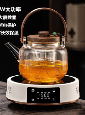 2025新款电陶炉小型煮茶炉家用煮茶器烧水养生泡茶壶电磁炉电热炉