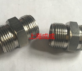 不锈钢304双外丝直通M8/10X12X1.25M14X1.5M16X1.5M18/M20/M22*1