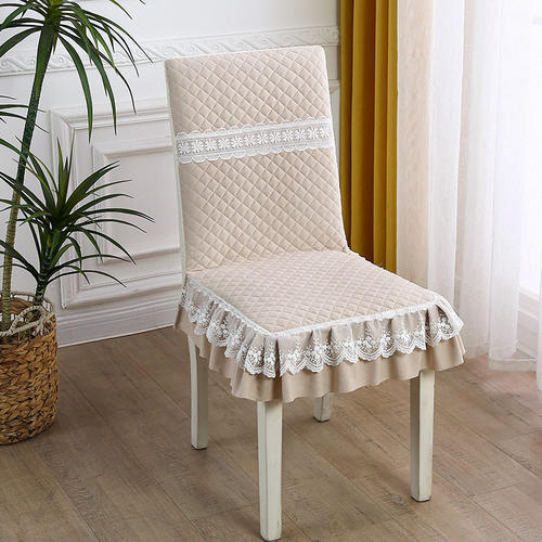 新款中式椅子套四季通用餐桌凳子套罩靠背一体保护绗棉连体椅套