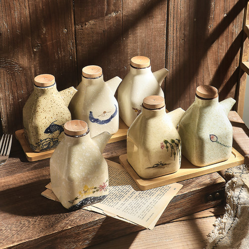 中式陶瓷油壶面馆商用