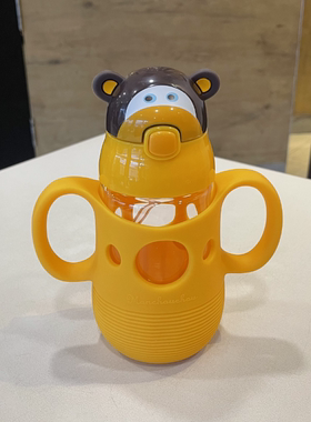 萌楚楚 MON-84331 84329 儿童宝宝学饮杯防呛水壶玻璃吸管水杯