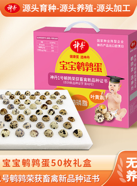 神丹新鲜鹌鹑蛋50枚宝宝营养辅食农家鹌鹑小蛋