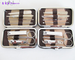 正品扬州三把刀指甲剪刀美甲刀修脚刀7件套装家用款携带方便