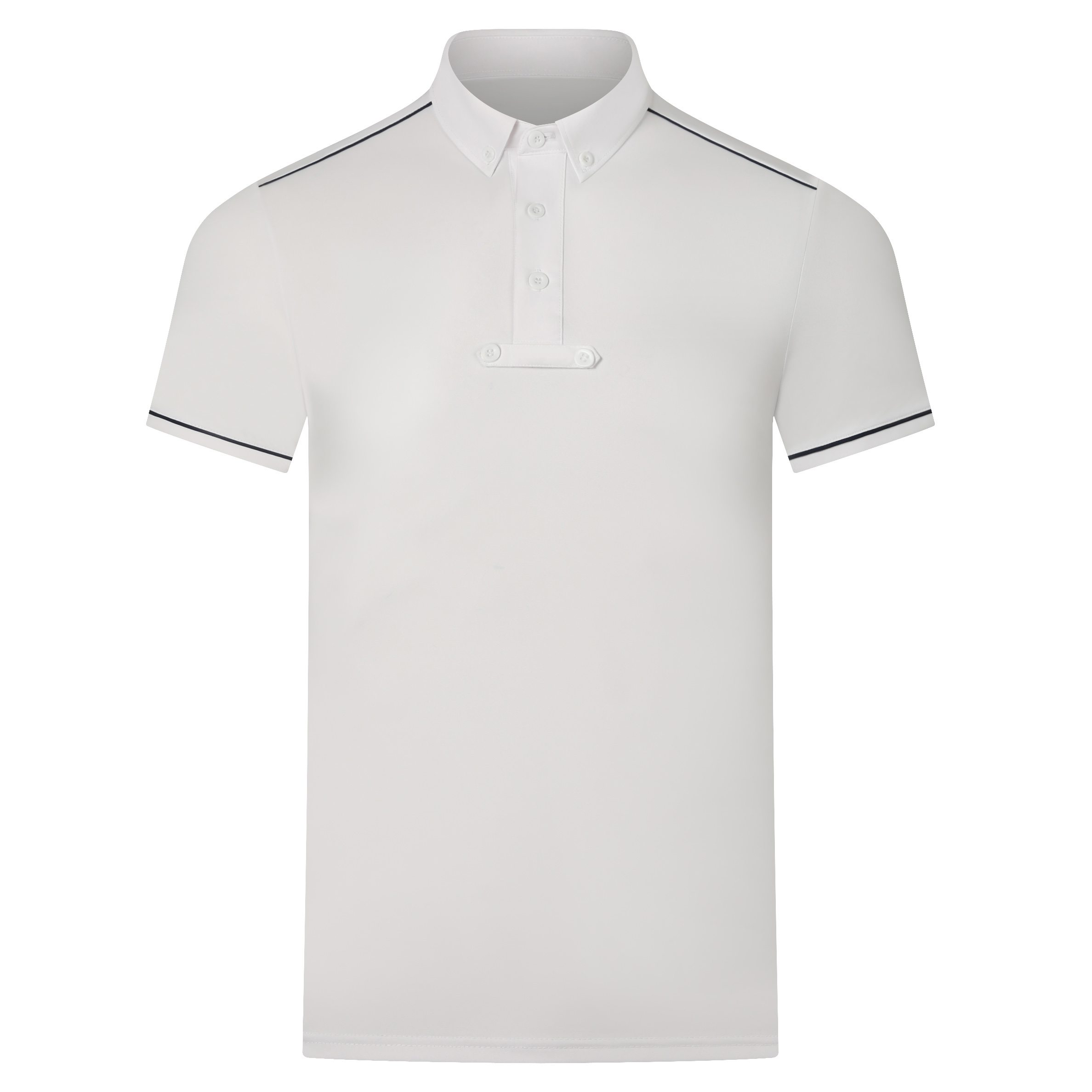 夏季男短袖马术上衣针织翻领POLO衫骑士服装弹力修身男士马术T恤