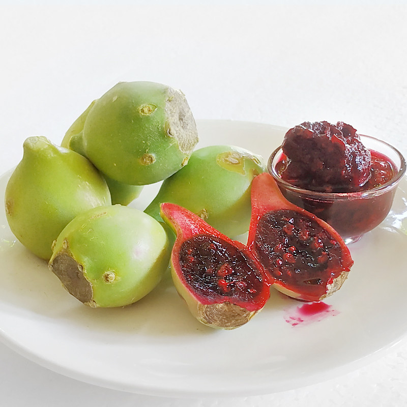 野生 仙人掌果 实 新鲜水果  绿皮小果 1斤包邮 仙人果现摘现发