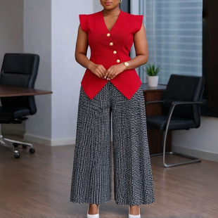 欧美跨境非洲女装两件套 tracksuits for women two piece suits
