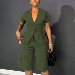 Big size outfits top pants set two pieces track suits 2xl