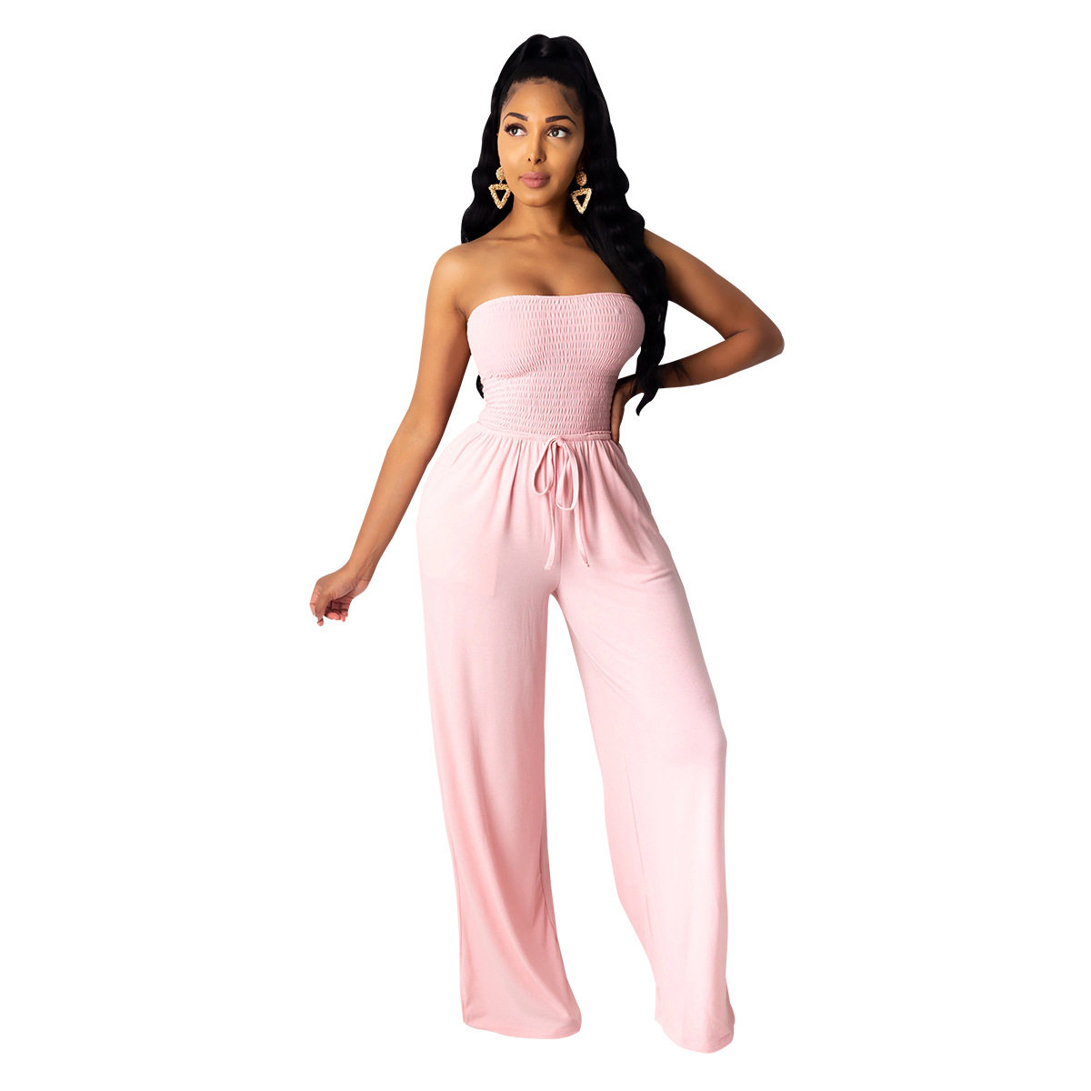 Women's Strap Sleeveless Jumpsuit Romper Ladies Casual 2020