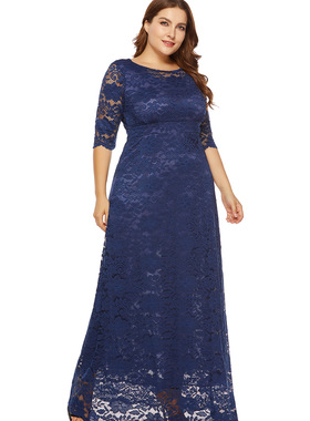 plus size dress for women lace maxi big size dress fat lady