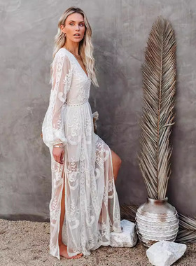 evening party dress women white long maxi night club 大码裙