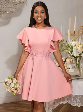 优雅派对连衣裙大码女装 evening party dress night club dress