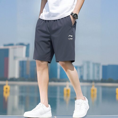 李宁男子速干凉感防晒短裤