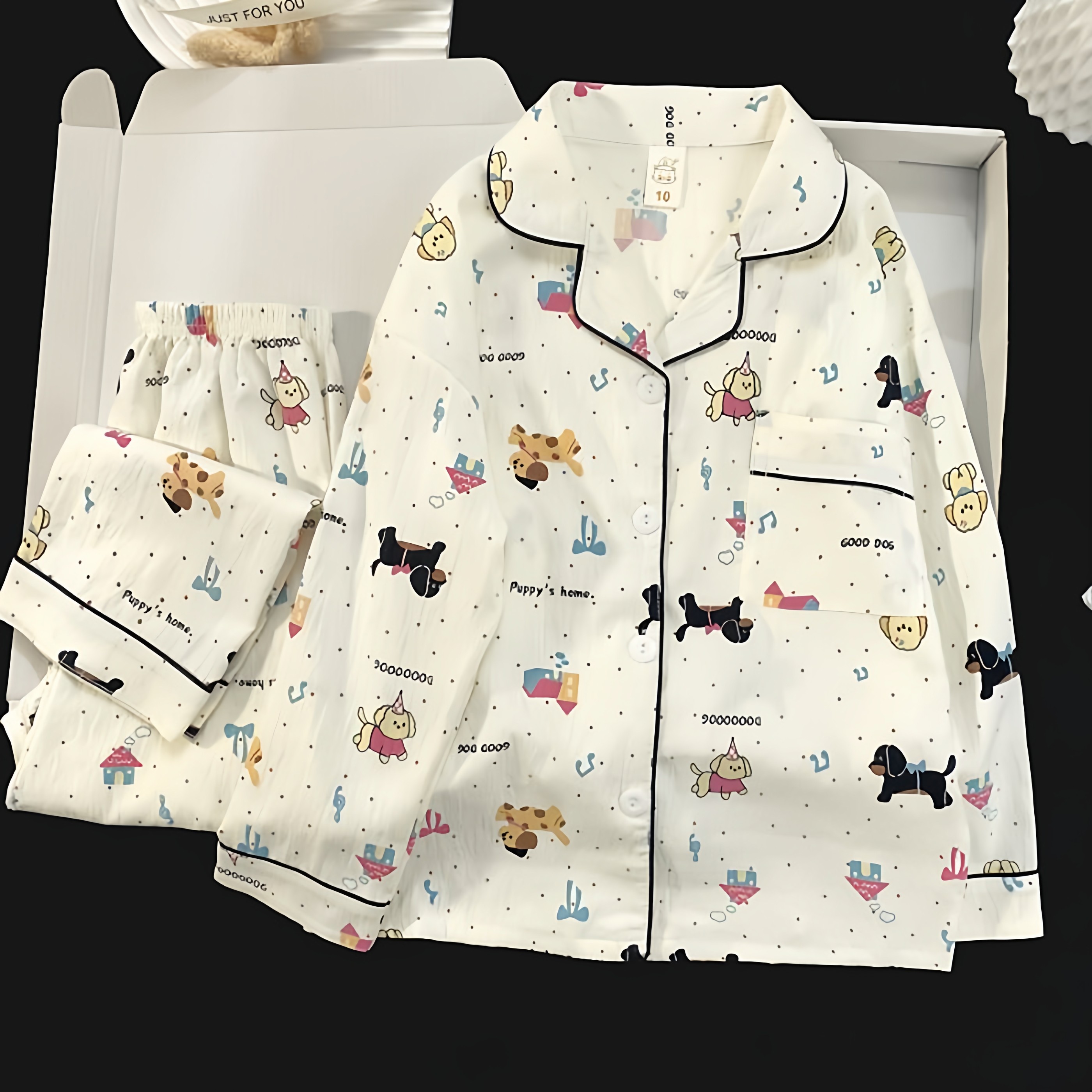 儿童睡衣男女童卡通小熊秋冬季套装中大童可爱女初中生家居服套装