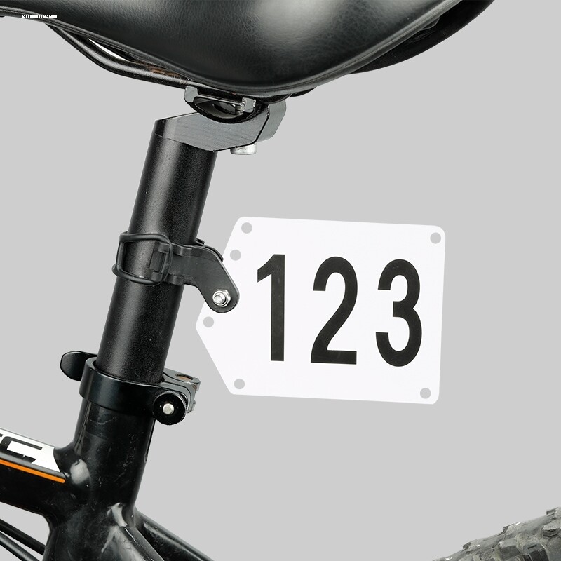 自行车公路车气动TT破风isp车架号码牌支架夹固定坐座弓 轨比赛用