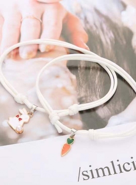 ins小众设计手链女手串饰品红色新年礼物送闺蜜