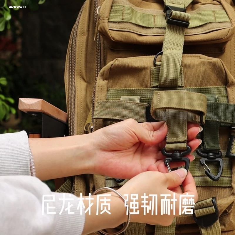 多用途挂扣军迷户外战术劳保手套挂绳夹子防丢配件收纳三角快挂钩