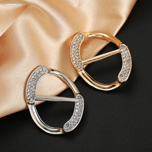 多功能高档t恤衣角下摆打结扣别针固定衣服收腰神器夹子简约装饰