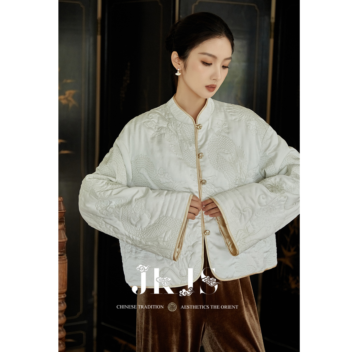 JKJS新中式棉衣国风外套