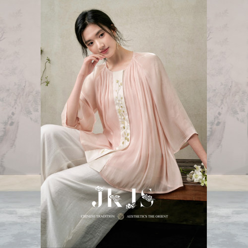 JKJS水光雪纺衬衫高级感