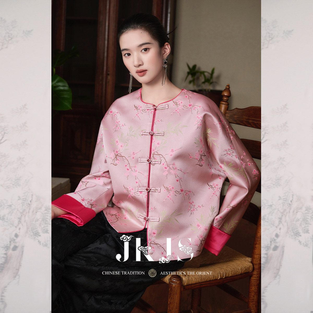 新中式盘扣外套短款上衣JKJS