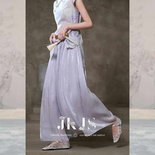 JKJS裤子女款夏薄款阔腿裤