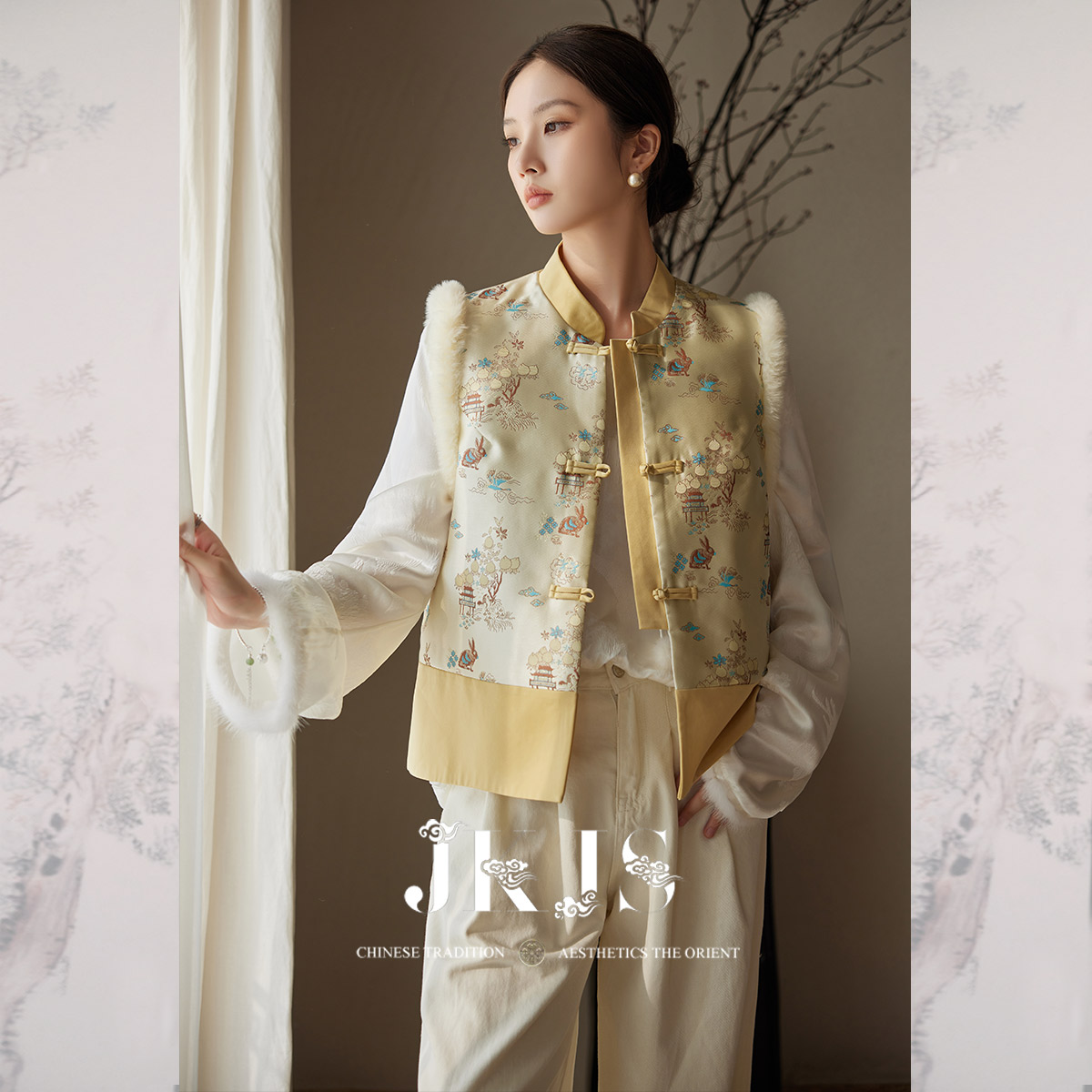 新中式马甲JK＆JS中国风