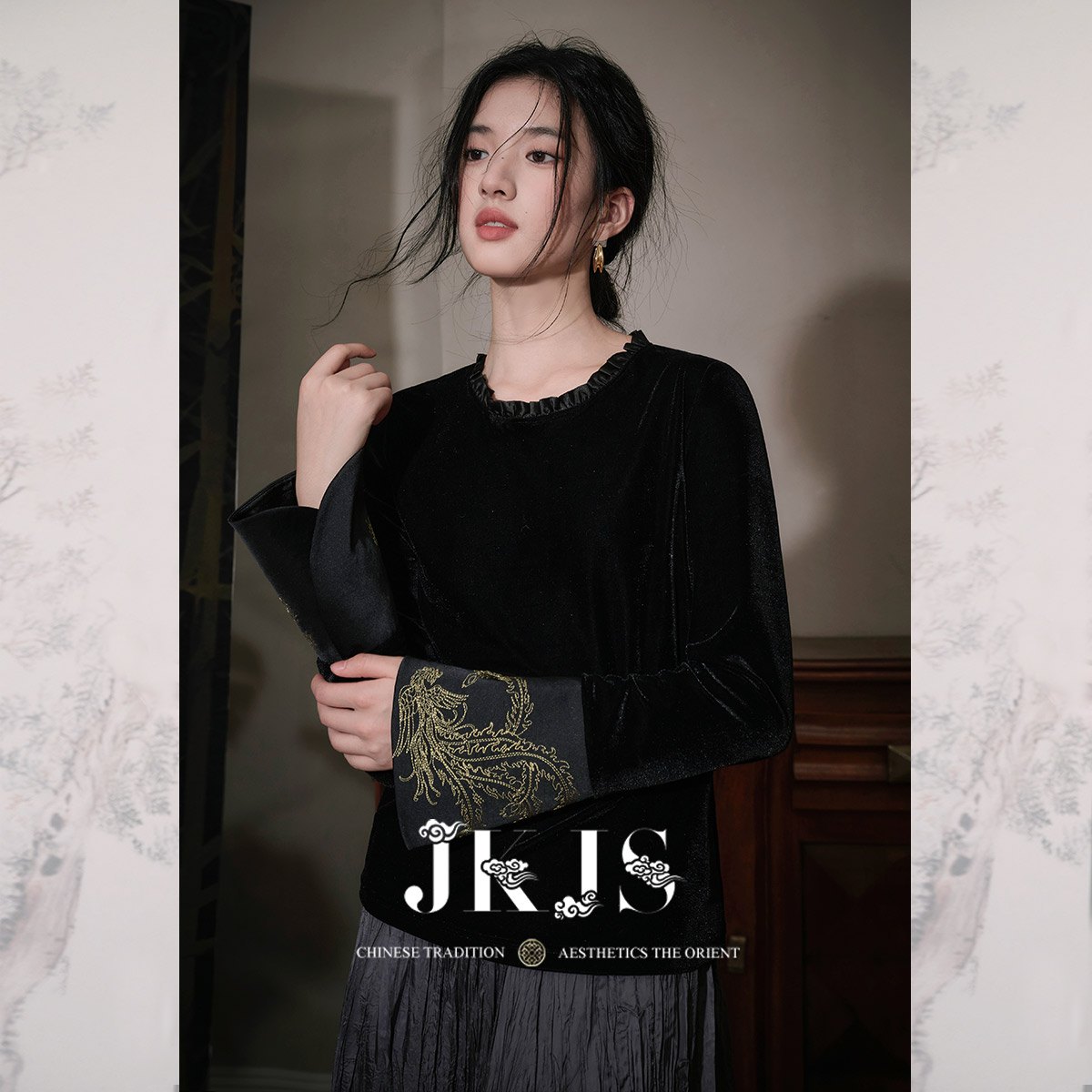 内搭打底刺绣长袖JKJS