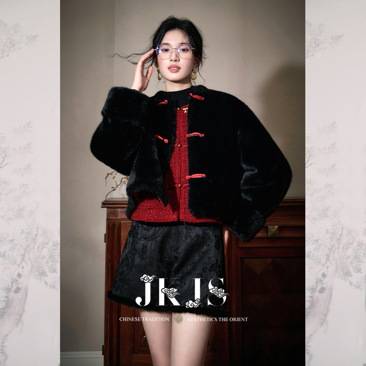 盘扣棉衣棉袄JKJS新中式