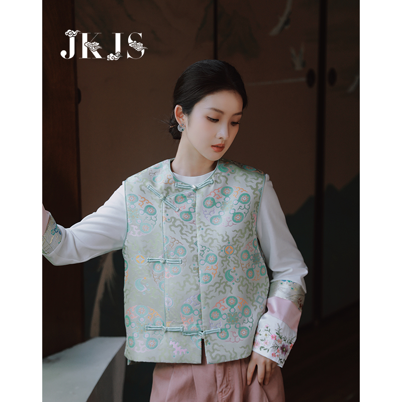 JKJS马甲新中式中国风女装