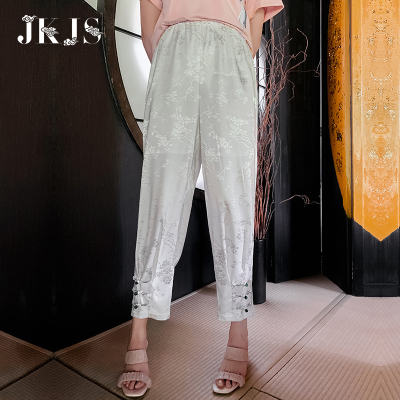jkjs夏季新品休闲九分裤