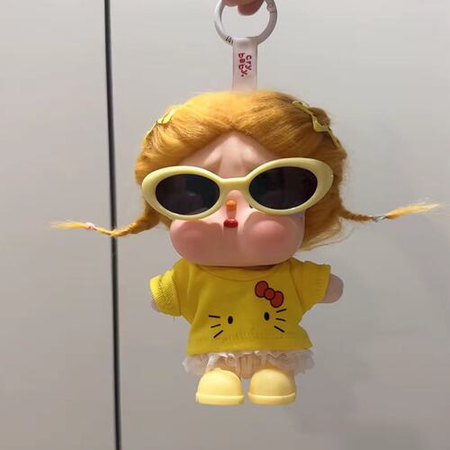 crybaby哭娃衣服咕噜咕噜娃衣糖胶公仔10cm玩偶夏装服装头饰配饰