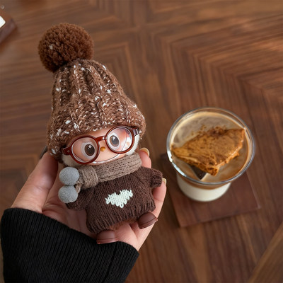 labubu四代娃衣心底密码公仔挂件服饰迷你拉布布4.0衣服毛衣套装