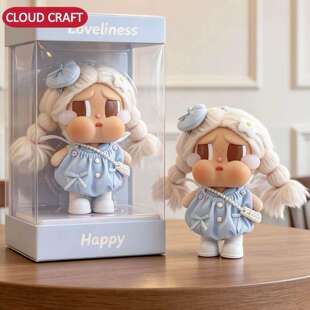 适用哭娃度假系列娃衣裙子爱心配饰套装CRYBABY沙滩小憩咕噜衣服