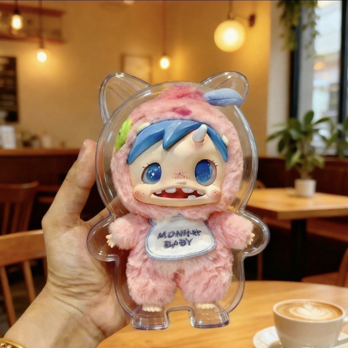 适用泡泡玛特宝拉怪物收藏系列桃味迷雾防丢娃高清壳保护套防尘罩,模玩/动漫/周边/娃圈三坑/桌游,娃包,淘宝优惠券,粉丝福利购,淘宝优惠卷