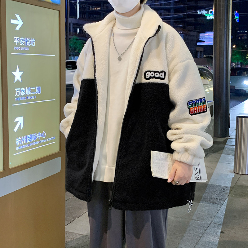 大码立领男生加肥加大高级感棉服
