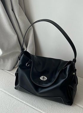 ROSSY BAG 大容量机车腋下包 百搭休闲通勤单肩斜挎包包女小众潮