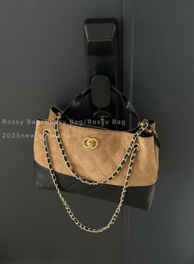 ROSSY BAG 日落大道 复古高级感链条托特包大容量通勤单肩包包女
