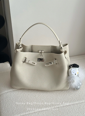 ROSSY BAG 慵懒通勤凯莉包 百搭质感大容量托特包休闲简约高级女