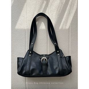 ROSSY BAG 小众柳钉腋下包 百搭复古单肩包包女手提休闲通勤韩版