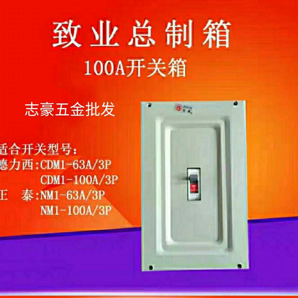 致业100A总制箱250A三菱开关箱 布线箱 强电箱控制箱NM10铁箱
