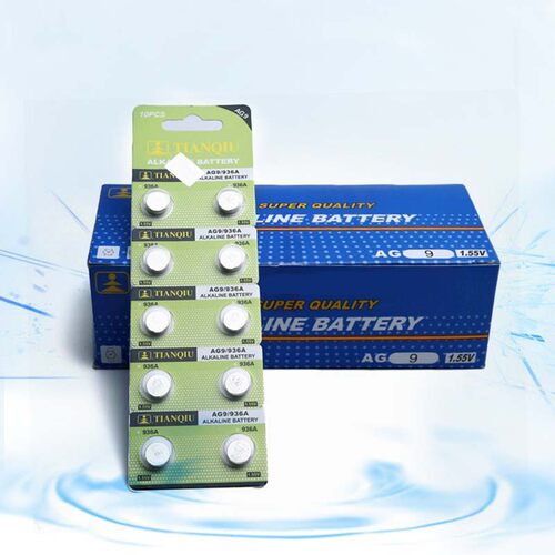 金装天球TE AG9纽扣电池LR936钮扣小电子验钞灯手指灯电池30粒装