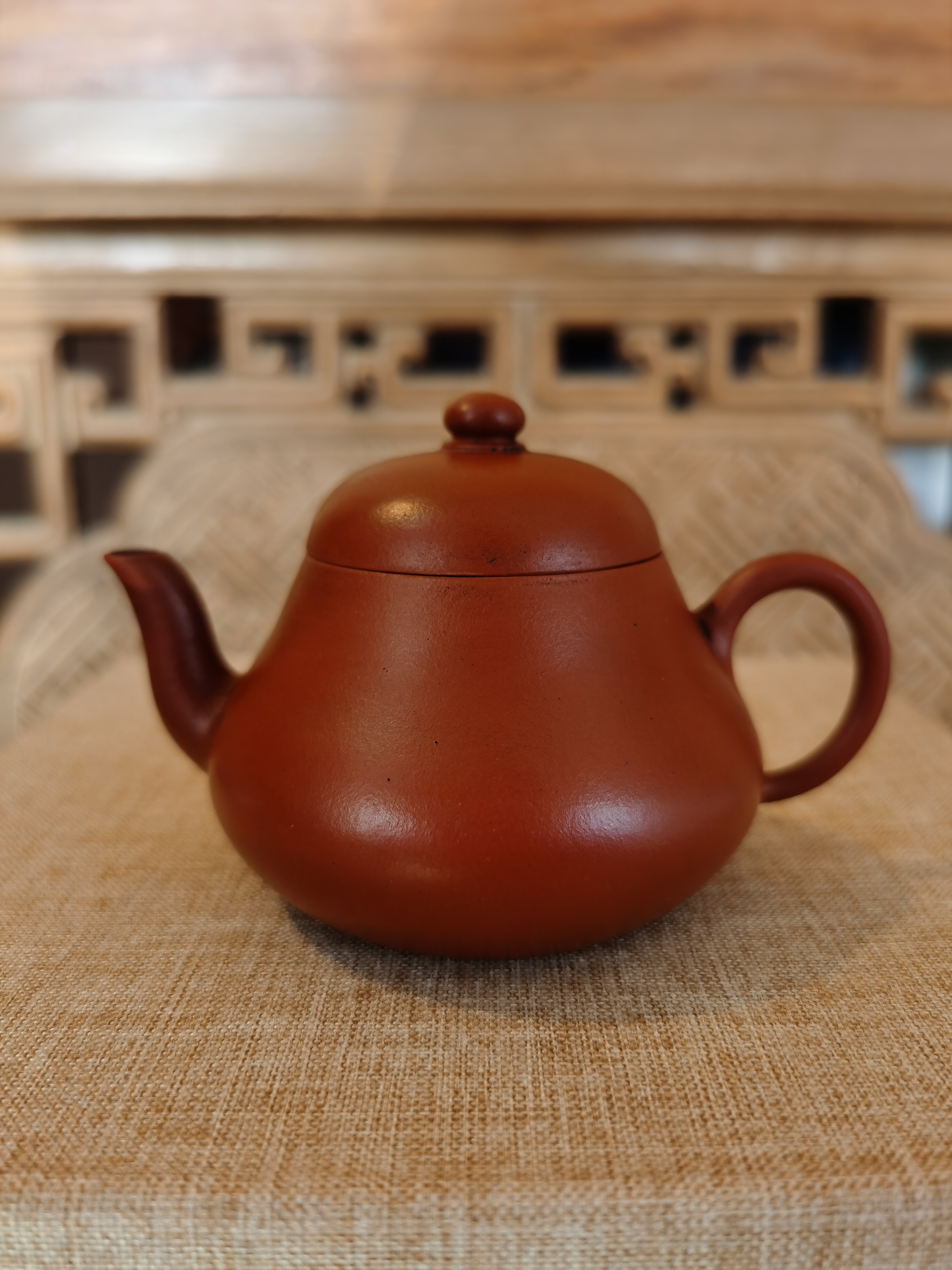 宜兴紫砂宜兴原矿早期小品朱泥130cc