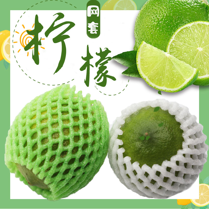 柠檬水果通用加厚气泡膜网套网兜图片