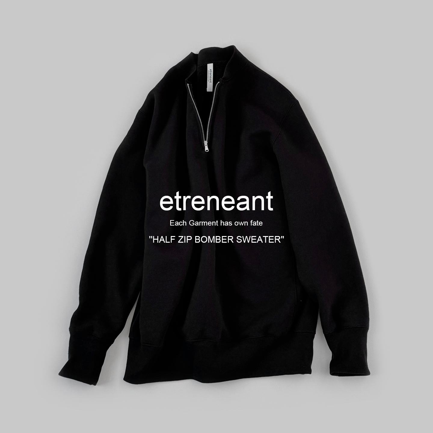 etreneant厚款宽松纯棉复古卫衣