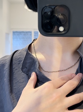 包税包邮日本代购noguchi23秋冬新品Tsubu错落钻石镶嵌锁链项链女